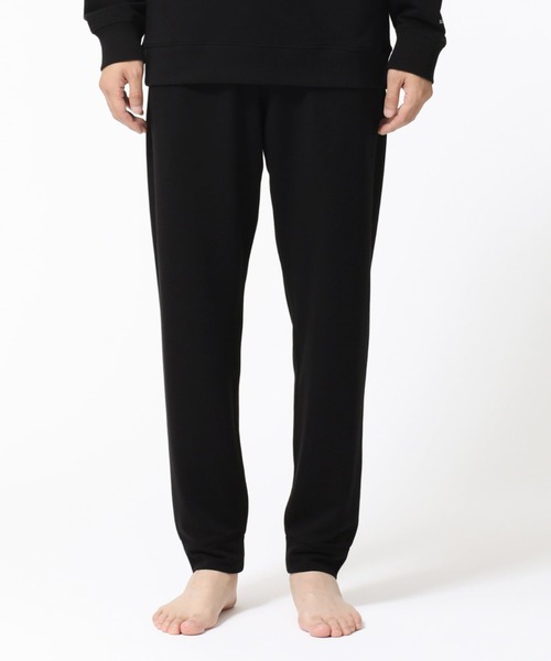 TENTIAL（テンシャル）の「BAKUNE スウェット メンズ ロングパンツ（ルームウェア/パジャマ・メンズ・ブラック/グレイッシュベージュ/ターコイズブルー/ダークグレー/ネイビー/パープル・X-SMALL/SMALL/MEDIUM/LARGE/X-LARGE/XX-LARGE）」の2枚目の写真