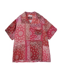TOLQ HAV-A-HANK Open Collar Print Shirt S/S 25-1209