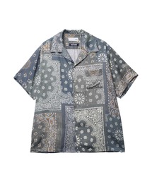 TOLQ HAV-A-HANK Open Collar Print Shirt S/S 25-1209
