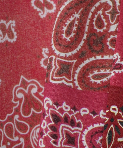 styles(スタイルス)の「TOLQ HAV-A-HANK Open Collar Print Shirt S/S 25-1209(シャツ/ブラウス・メンズ・レッド/ブラック・3)」の5枚目の写真