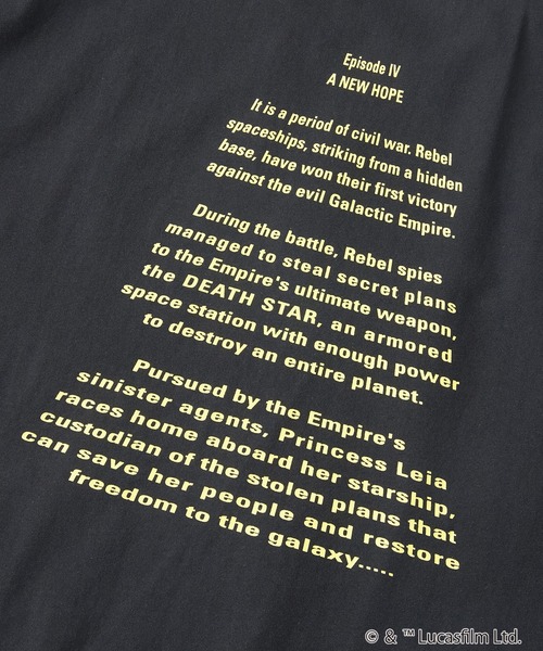STAR WARS(スターウォーズ)の「【STARWARS/スター・ウォーズ】STARWARS SOUVENIR Tシャツ(Tシャツ/カットソー・メンズ・ブラック系その他3/ブラック系その他4/ホワイト系その他/ブラック系その他2・MEDIUM/LARGE/X-LARGE)」の16枚目の写真