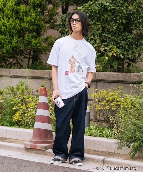STAR WARS(スターウォーズ)の「【STARWARS/スター・ウォーズ】STARWARS SOUVENIR Tシャツ(Tシャツ/カットソー・メンズ・ブラック系その他3/ブラック系その他4/ホワイト系その他/ブラック系その他2・MEDIUM/LARGE/X-LARGE)」の20枚目の写真