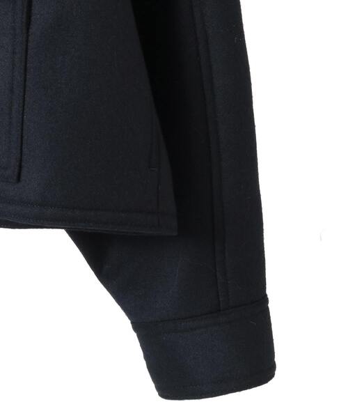 CURRENTAGE(カレンテージ)の「【CURRENTAGE/カレンテージ】Bonded short coat(その他アウター・レディース・チェック/ネイビー・2/1)」の5枚目の写真