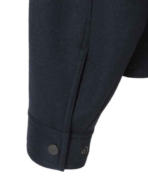 CURRENTAGE(カレンテージ)の「【CURRENTAGE/カレンテージ】Bonded short coat(その他アウター・レディース・チェック/ネイビー・2/1)」の6枚目の写真
