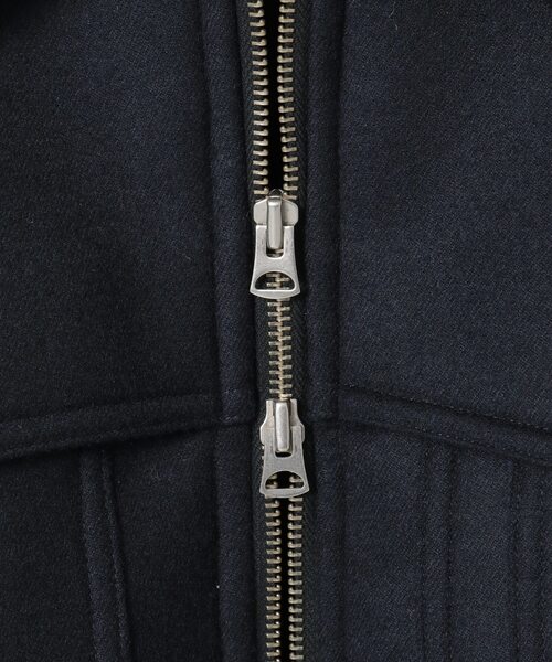 CURRENTAGE(カレンテージ)の「【CURRENTAGE/カレンテージ】Bonded short coat(その他アウター・レディース・チェック/ネイビー・2/1)」の8枚目の写真