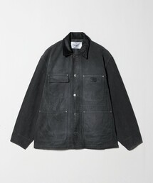 JANE SMITH / JOHN SMITH(ジェーンスミスジョンスミス)の<JANE SMITH>コーデュロイ レザーカラー カバーオール(カバーオール)