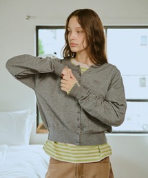 common gull products.（コモンガルプロダクツ）の「夕凪のくるみボタンボートネックカーデ（カーディガン/ボレロ・メンズ）」