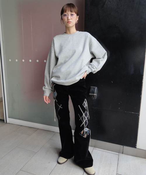 セール】【Dime/ダイム】 CURSIVE SMALL LOGO CREWNECK（スウェット