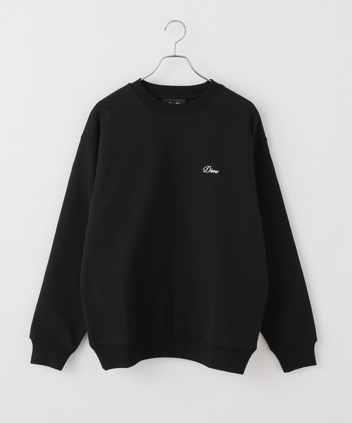 Dime/ダイム】 CURSIVE SMALL LOGO CREWNECK（スウェット）｜DIME