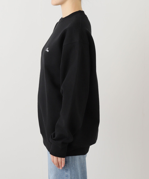 DIME（ダイム）の「【Dime/ダイム】 CURSIVE SMALL LOGO CREWNECK（スウェット・レディース・チャコールグレー/ブラック・SMALL/MEDIUM）」の10枚目の写真