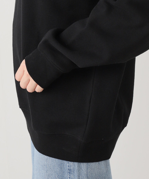 DIME（ダイム）の「【Dime/ダイム】 CURSIVE SMALL LOGO CREWNECK（スウェット・レディース・チャコールグレー/ブラック・SMALL/MEDIUM）」の14枚目の写真