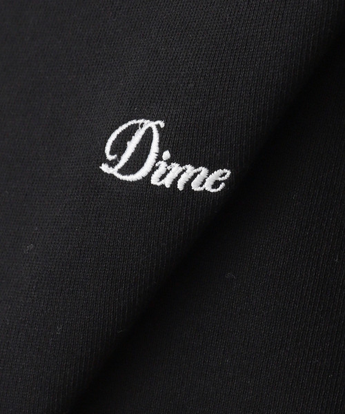DIME（ダイム）の「【Dime/ダイム】 CURSIVE SMALL LOGO CREWNECK（スウェット・レディース・チャコールグレー/ブラック・SMALL/MEDIUM）」の16枚目の写真