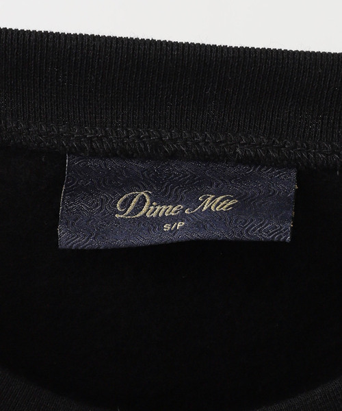 DIME（ダイム）の「【Dime/ダイム】 CURSIVE SMALL LOGO CREWNECK（スウェット・レディース・チャコールグレー/ブラック・SMALL/MEDIUM）」の18枚目の写真