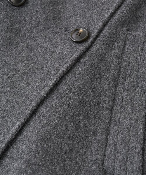 RIVE DROITE（リヴドロワ）の「【着映え】スタンドネックベルテッドコート（その他アウター・レディース・キャメル/チャコールグレー・38/36）」の11枚目の写真