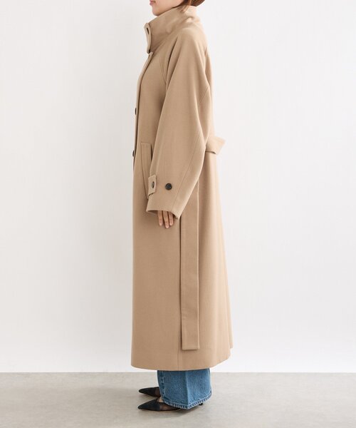 RIVE DROITE（リヴドロワ）の「【着映え】スタンドネックベルテッドコート（その他アウター・レディース・キャメル/チャコールグレー・38/36）」の17枚目の写真