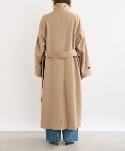 RIVE DROITE（リヴドロワ）の「【着映え】スタンドネックベルテッドコート（その他アウター・レディース・キャメル/チャコールグレー・38/36）」の18枚目の写真