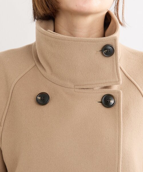 RIVE DROITE（リヴドロワ）の「【着映え】スタンドネックベルテッドコート（その他アウター・レディース・キャメル/チャコールグレー・38/36）」の19枚目の写真