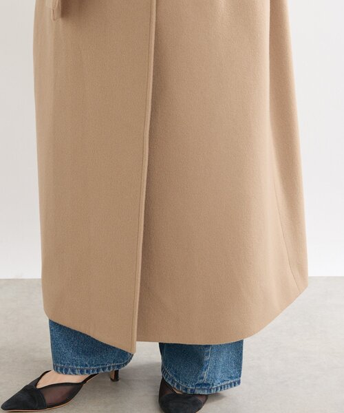 RIVE DROITE（リヴドロワ）の「【着映え】スタンドネックベルテッドコート（その他アウター・レディース・キャメル/チャコールグレー・38/36）」の21枚目の写真