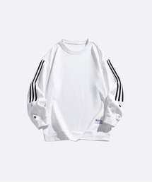 U:UME（ユーム）の「Stripe Docking Sweat（スウェット）」