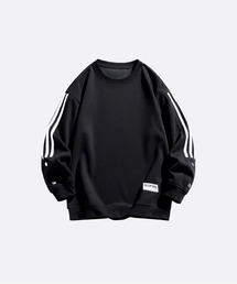 U:UME（ユーム）の「Stripe Docking Sweat（スウェット）」