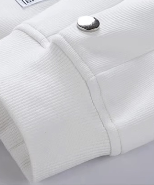 U:UME(ユーム)の「Stripe Docking Sweat(スウェット・メンズ・ブラック/ホワイト/グレー・XX-LARGE/X-LARGE/LARGE/MEDIUM)」の8枚目の写真