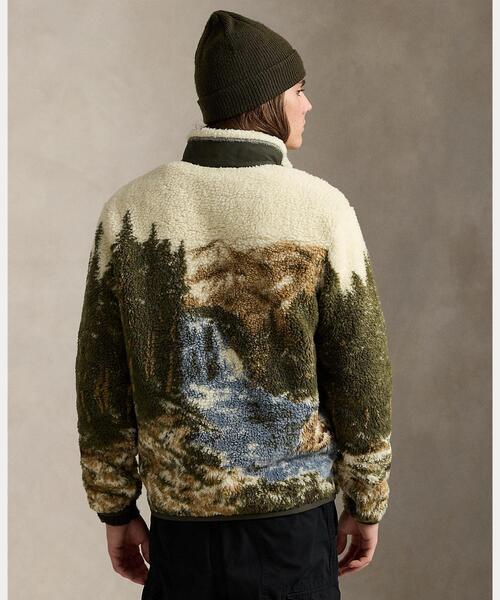 パイル フリース グラフィック ジャケット（ブルゾン）｜POLO RALPH