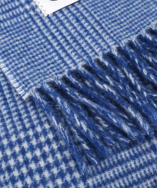 MARNI（マルニ）の「CHECKED WOOL / マフラー（マフラー・レディース・ブルー系・ONE SIZE）」の2枚目の写真