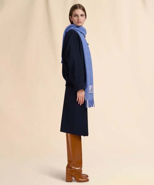 MARNI（マルニ）の「CHECKED WOOL / マフラー（マフラー・レディース・ブルー系・ONE SIZE）」の3枚目の写真