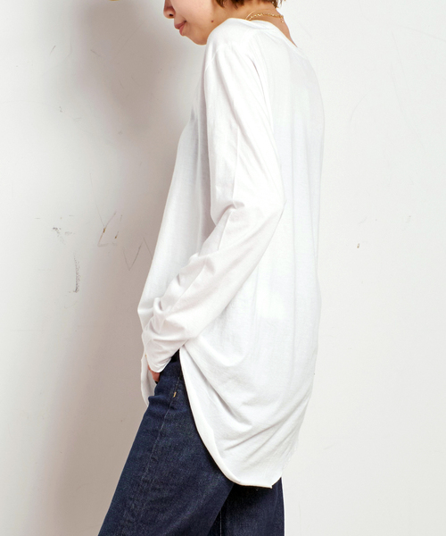 AP STUDIO New ラウンドテールTシャツ New ラウンドテールTシャツ（Tシャツ/カットソー）｜AP STUDIO