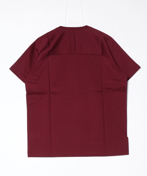 JOHN LAWRENCE SULLIVAN（ジョンローレンスサリバン）の「COTTON JERSEY SWITCHED T-SHIRT（Tシャツ/カットソー・メンズ・ホワイト/ボルドー/ブラック・MEDIUM/LARGE/SMALL）」の8枚目の写真