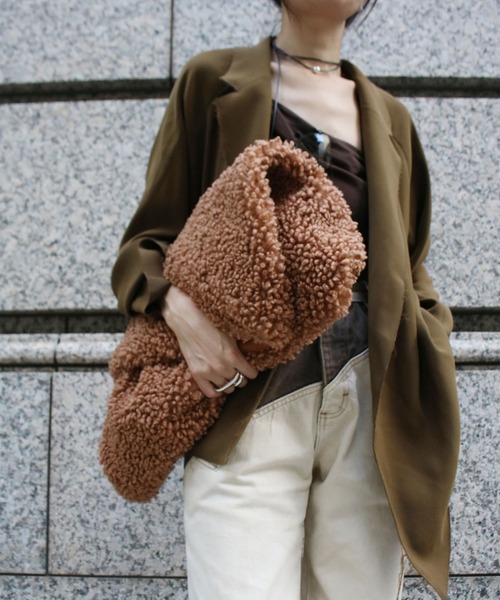 Scrap Book(スクラップブック)の「【ANDREA CARDONE】ファートート(トートバッグ・レディース・ベージュ/ブラウン・FREE)」の5枚目の写真