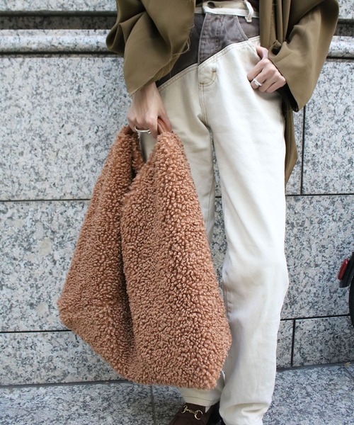 Scrap Book(スクラップブック)の「【ANDREA CARDONE】ファートート(トートバッグ・レディース・ベージュ/ブラウン・FREE)」の6枚目の写真