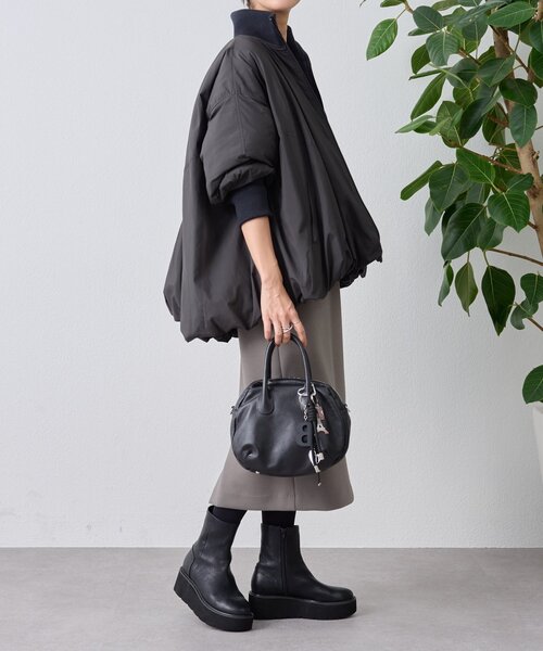 BEARDSLEY（ビアズリー）の「中綿バルーンブルゾン（その他アウター・レディース・ブラック/キャメル・FREE）」の3枚目の写真