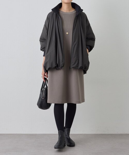 BEARDSLEY（ビアズリー）の「中綿バルーンブルゾン（その他アウター・レディース・ブラック/キャメル・FREE）」の5枚目の写真