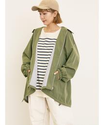 Samansa Mos2 | 襟付きマウンテンパーカー(ブルゾン)