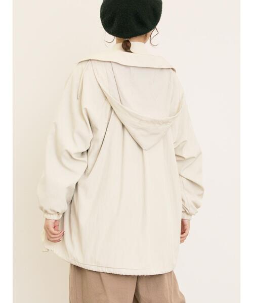 Samansa Mos2（サマンサ モスモス）の「襟付きマウンテンパーカー（ブルゾン・レディース・チャコールグレー/カーキ/ベージュ/ブラウン・F）」の7枚目の写真