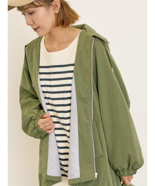 Samansa Mos2（サマンサ モスモス）の「襟付きマウンテンパーカー（ブルゾン・レディース・チャコールグレー/カーキ/ベージュ/ブラウン・F）」の17枚目の写真