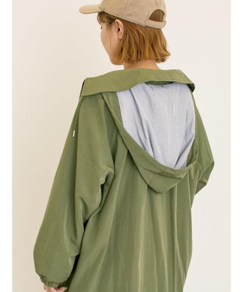 Samansa Mos2（サマンサ モスモス）の「襟付きマウンテンパーカー（ブルゾン・レディース・チャコールグレー/カーキ/ベージュ/ブラウン・F）」の18枚目の写真