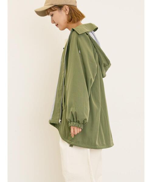 Samansa Mos2（サマンサ モスモス）の「襟付きマウンテンパーカー（ブルゾン・レディース・チャコールグレー/カーキ/ベージュ/ブラウン・F）」の21枚目の写真