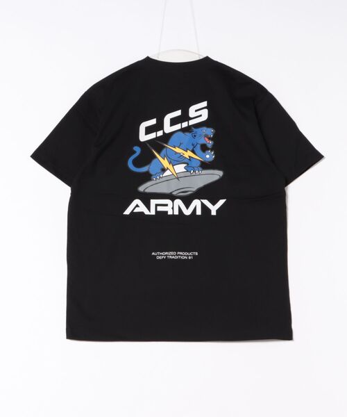 VIBGYOR(ヴィブジョー)の「【CCSA/カウンターカルチャースペースアーミー】SA T-SHIRT(CN)(Tシャツ/カットソー・メンズ・グレー/ブラック/ホワイト/オレンジ・SMALL/MEDIUM/LARGE)」の5枚目の写真