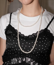 IMARI（イマリ）の「【 IMARI / イマリ 】 フェイクパール ロング ネックレス（ネックレス）」