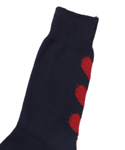 ROSTER SOX(ロスターソックス)の「ROSTER SOX/ロスターソックス X by Three Hearts SOCKS レディース(ソックス/靴下・レディース・ホワイト/ネイビー・1)」の11枚目の写真