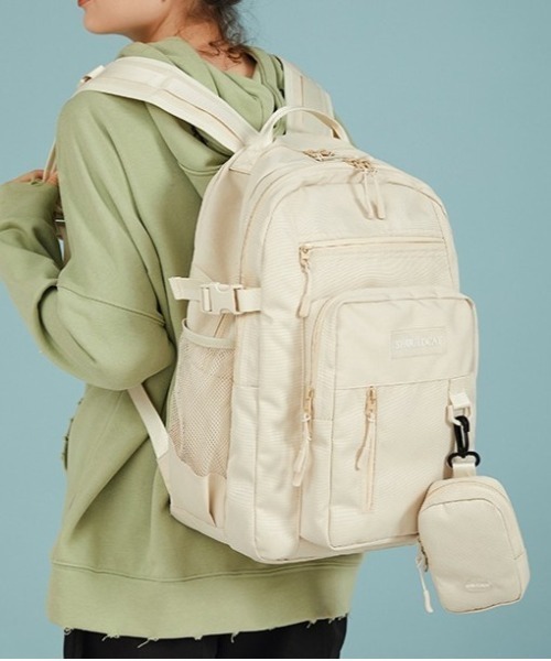 BACKYARD FAMILY(バックヤードファミリー)の「リュック パソコンバッグ kbaga9620(バックパック/リュック・レディース・ブラック/グレー×ピンク/ホワイト/パープル/ベージュ/グレー・FREE)」の8枚目の写真