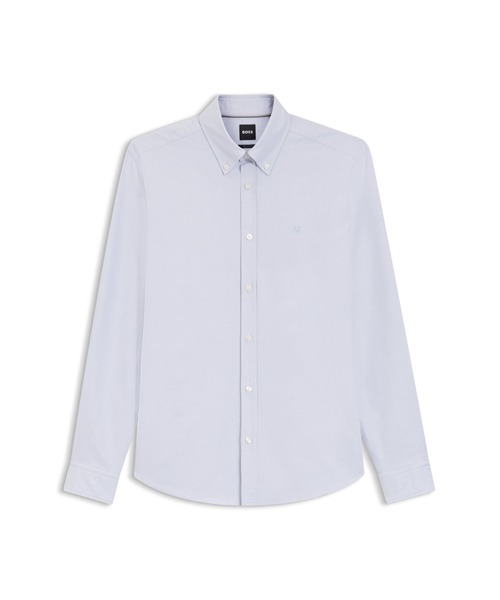 BOSS(ボス)の「レギュラーフィットシャツ コットンオックスフォード(シャツ/ブラウス・メンズ・ホワイト/ライトパープル・L/XL/S/M/XXL)」の7枚目の写真