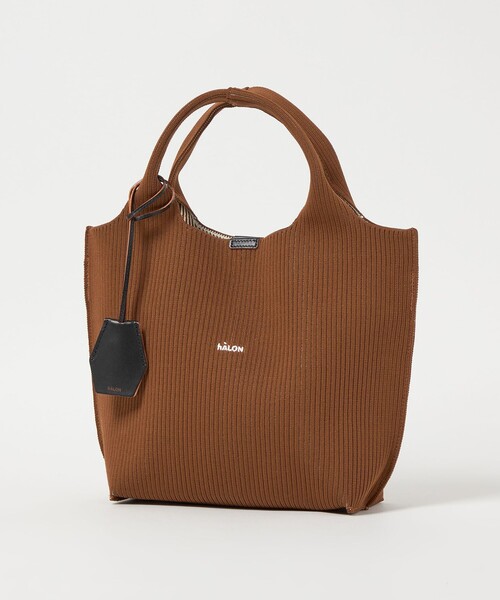 hALON(雑貨)（アーロン）の「＜hALON＞ストライプ ニット トートバッグ