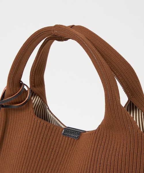 hALON(雑貨)（アーロン）の「＜hALON＞ストライプ ニット トートバッグ