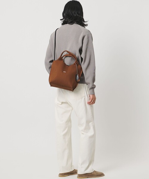 hALON＞ストライプ ニット トートバッグM（トートバッグ）｜hALON(雑貨