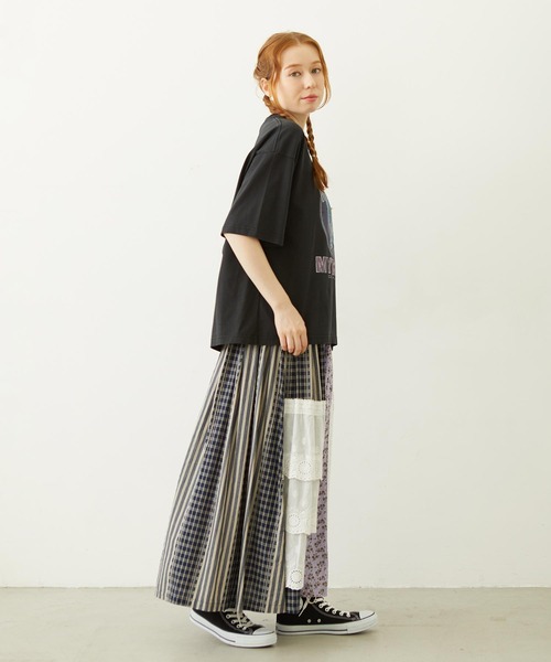 MILKFED.（ミルクフェド）の「PEGASUS HEART WIDE S/S TEE（Tシャツ/カットソー・レディース・ブラック/ライトピンク/オートミール・M/L）」の16枚目の写真