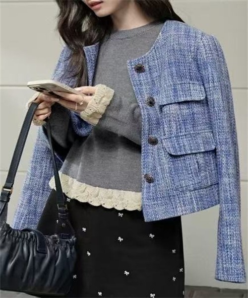 FREE STYLISTS(フリー スタイリスト)の「袖裾配色編みニットプルオーバー(ニット/セーター・レディース・アイボリー/ブラック/グレー/ワインレッド・FREE)」の20枚目の写真