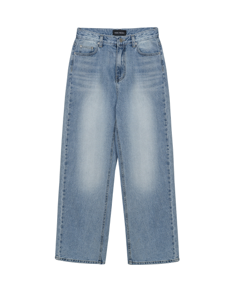 NICK&NICOLE(ニックアンドニコール)の「MINIMAL WASHING WIDE DENIM_BLUE(デニムパンツ・レディース・その他・SMALL/MEDIUM/LARGE)」の6枚目の写真